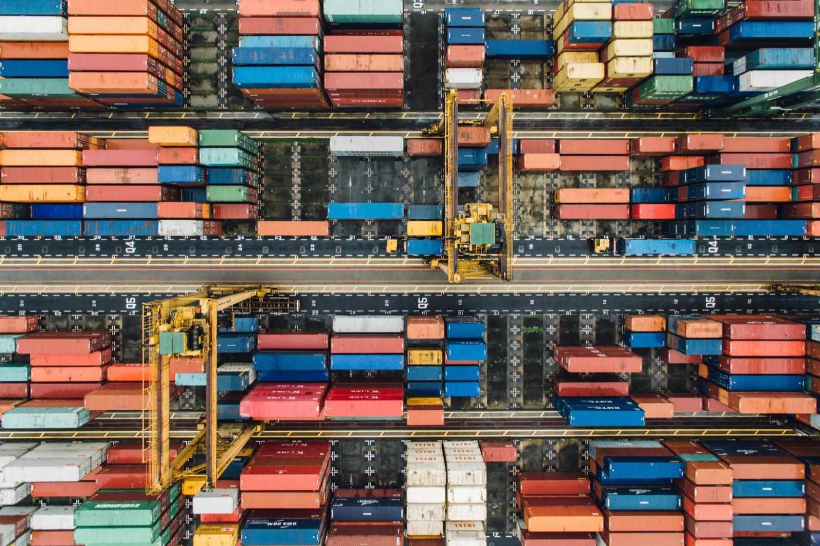 Sea freight container ship